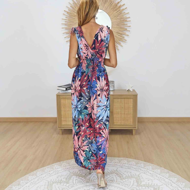 Robe Savannah décolleté croisé femme