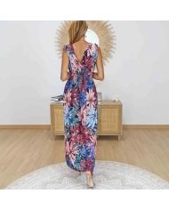 Robe Savannah décolleté croisé femme