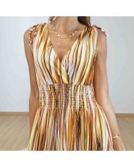 Robe Jade décolleté croisé femme