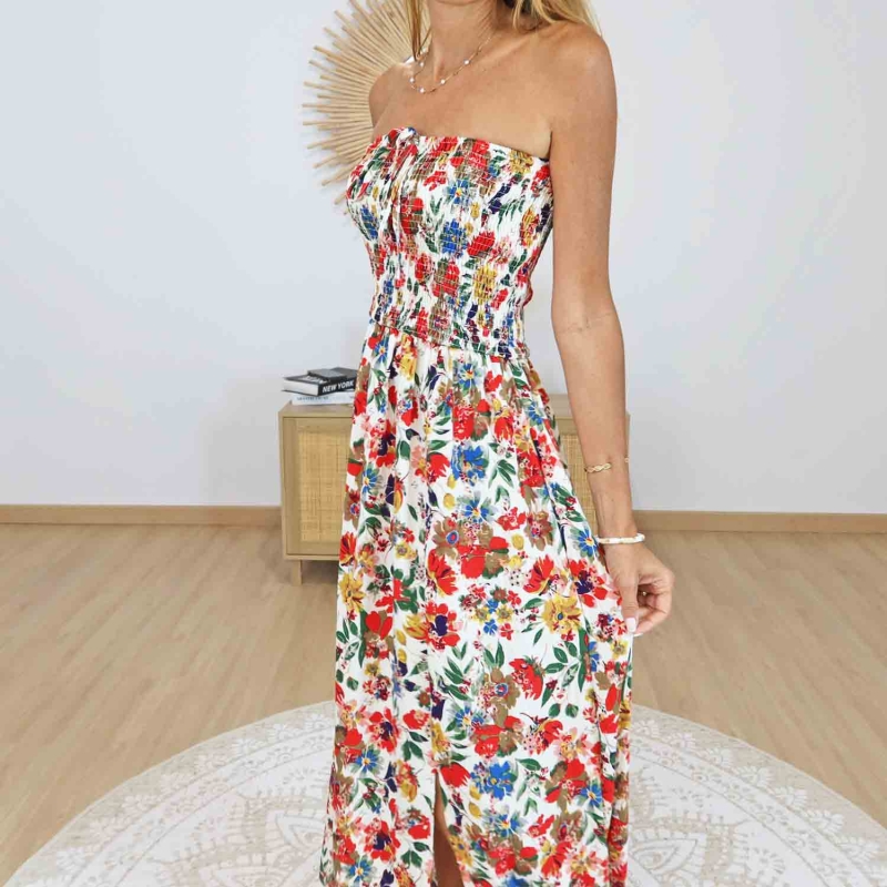 Robe bohème romantique femme