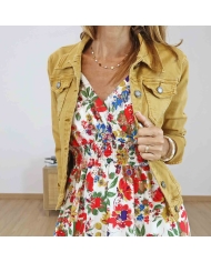 Veste Lyna Moutarde