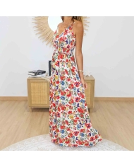 Robe fluide femme bretelles réglables