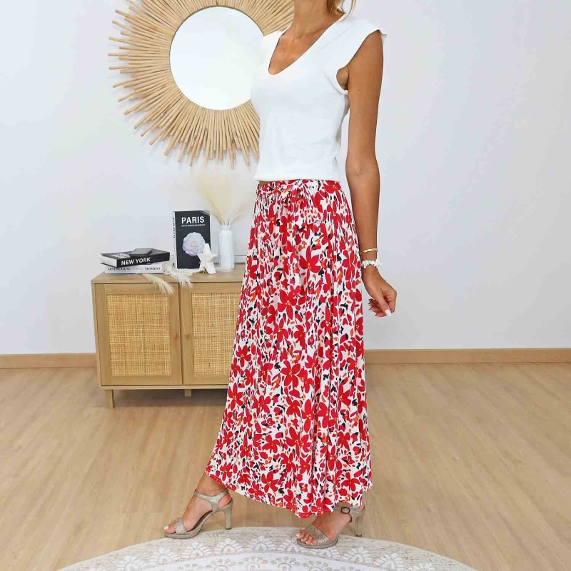 Jupe femme confortable matière extensible