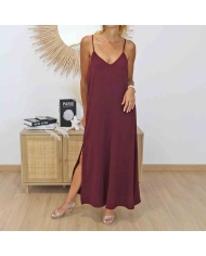 Robe longue Tiffosi avec fentes latérales