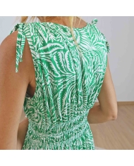 Détail liens à nouer épaules robe Noélie