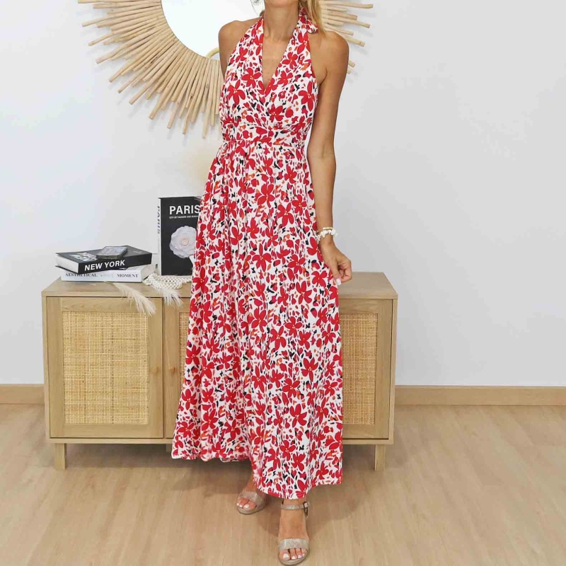 Robe fluide vacances femme