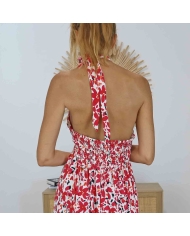 Robe magique dos nu Cerise