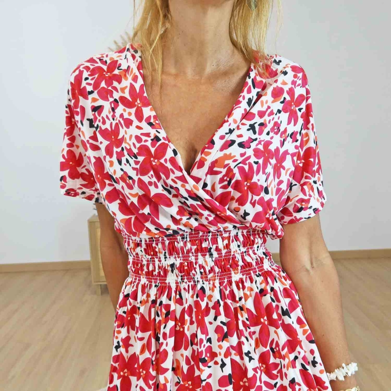 Robe Magique Cerise Courte