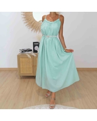 obe longue femme collection Azélie Vert d'Eau