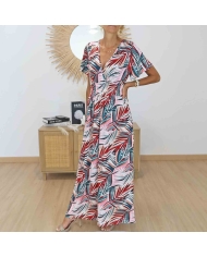 Robe magique longue Calypso Rose Corail