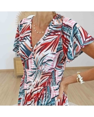 Robe magique longue Calypso Rose