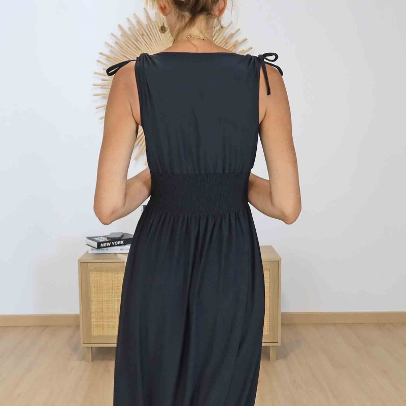 Dos de la robe magique Élina Noir