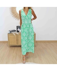 Robe Athéna verte taille unique du bon 36 au 46+