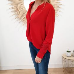Blouse Maia rouge